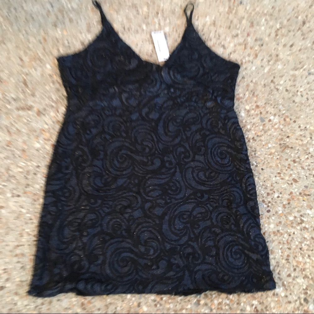 NWT Boohoo Plus Black Tia Lace Bodycon Sequin Wrap Top Dress Size 18